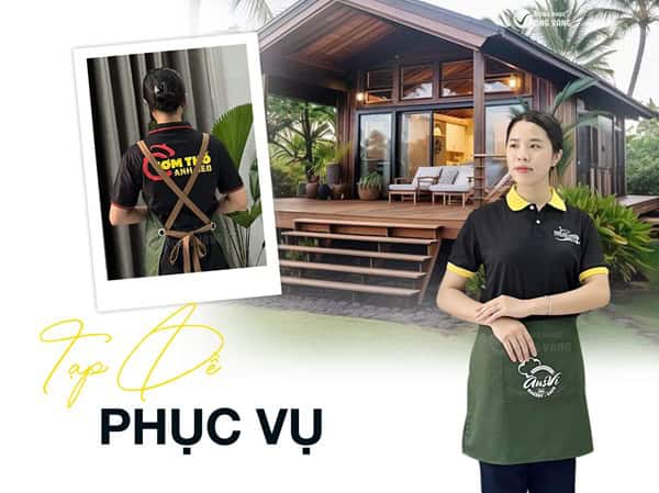 Mẫu tạp dề phục vụ bạn không nên bỏ lỡ