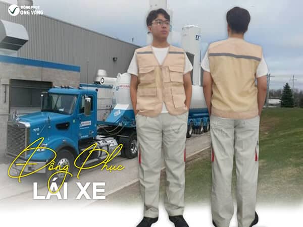 Đồng phục cho công nhân lái xe, áo trong chất liệu cotton thoáng mát