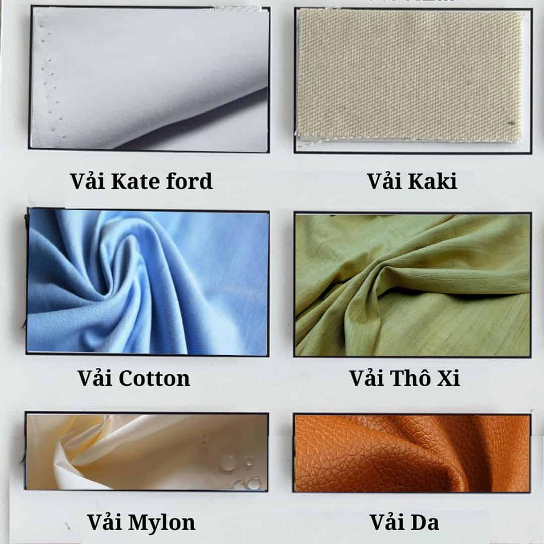 Bảng tổng hợp các loại vải may tạp dề phổ biến