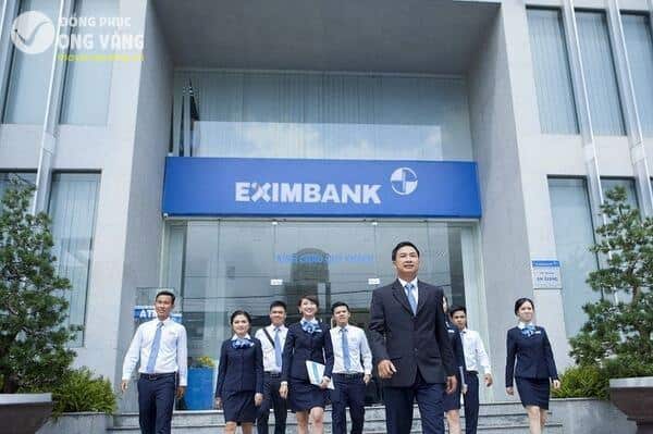 Mẫu đồng phục vest thanh lịch của ngân hàng Eximbank 